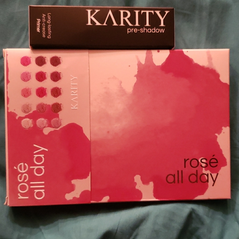 Karity Rosé all day eyeshadow palette +bonus